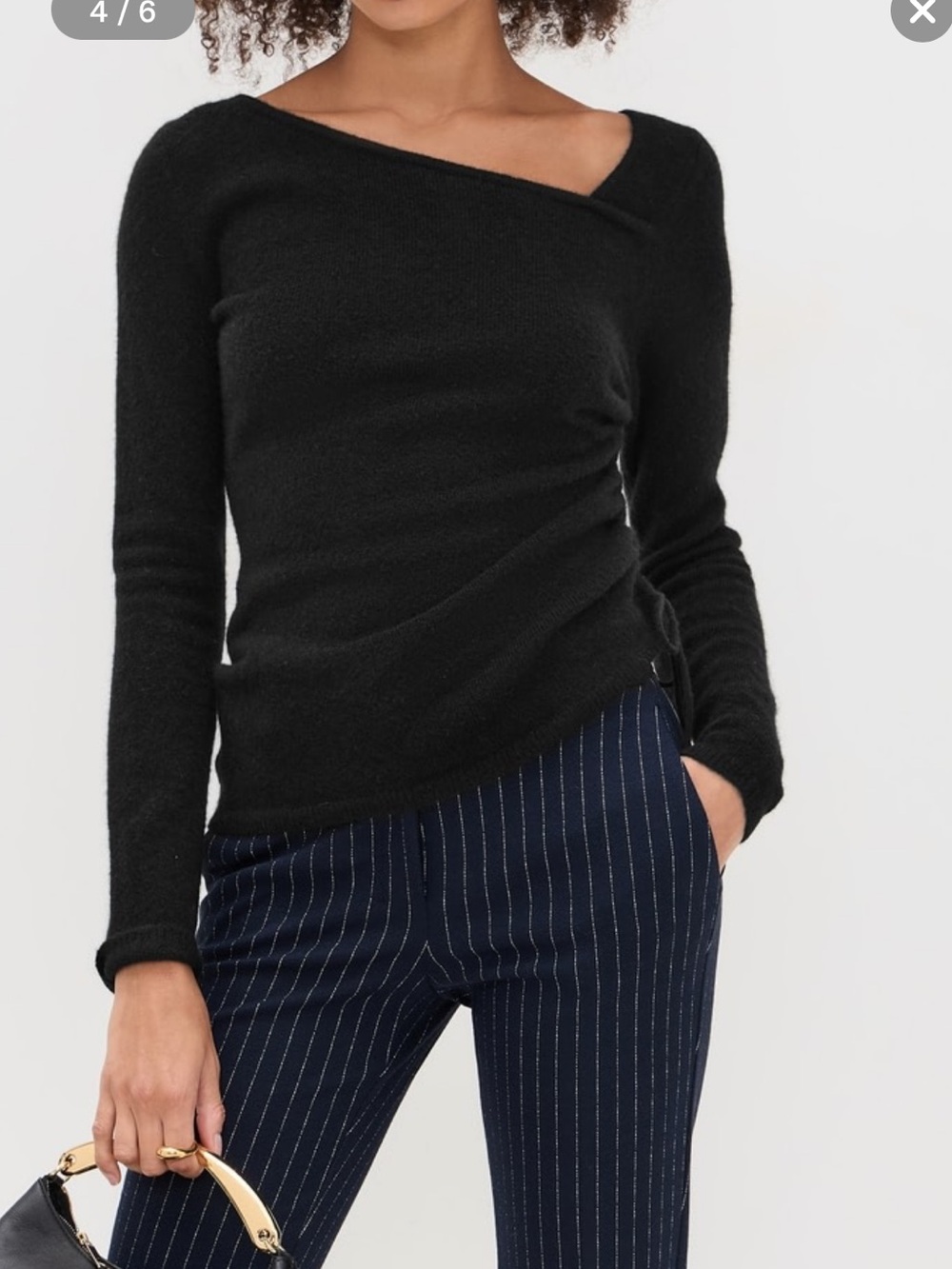 THEORY merino wool blend top